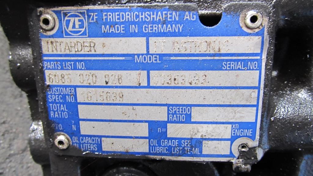 MAN DAF obudowa retardera ZF 12 AS retarder Engine Type Diesel