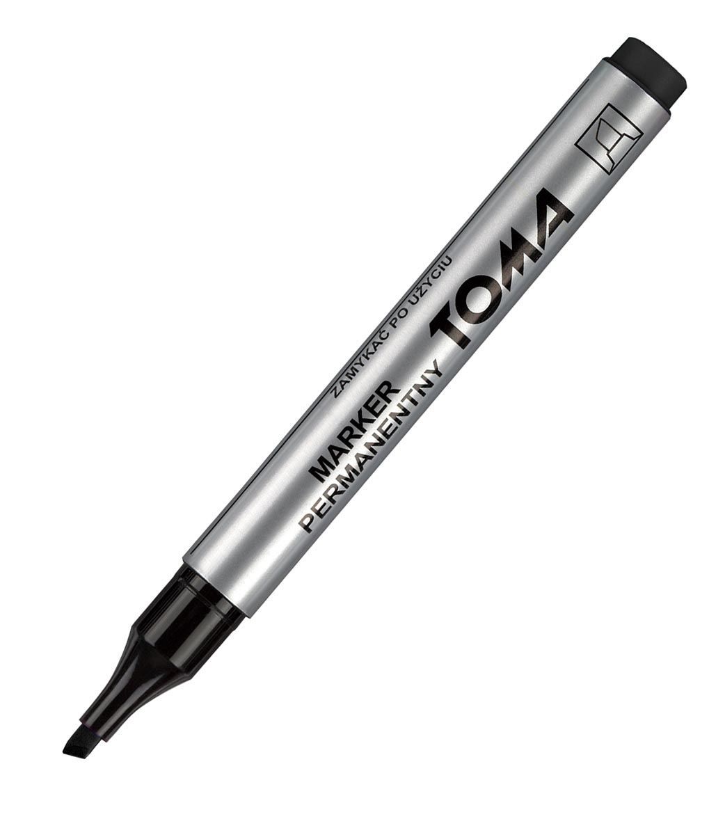 

Marker permanentny czarny Toma ścięty TO-091