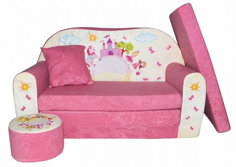 Детский диван Couch Bed Pink lock