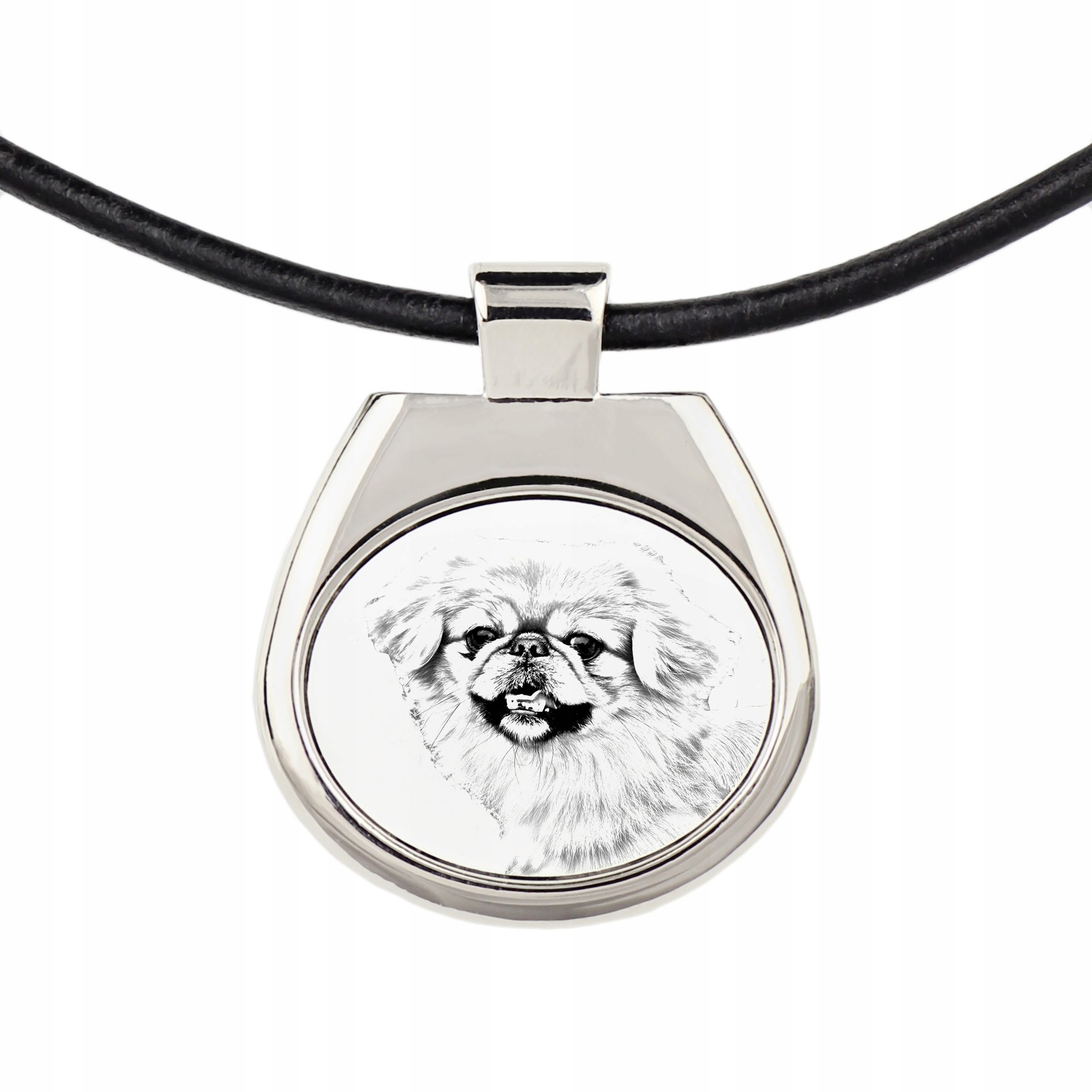 

Pekińczyk Naszyjnik zawieszka na rzemieniu grafika