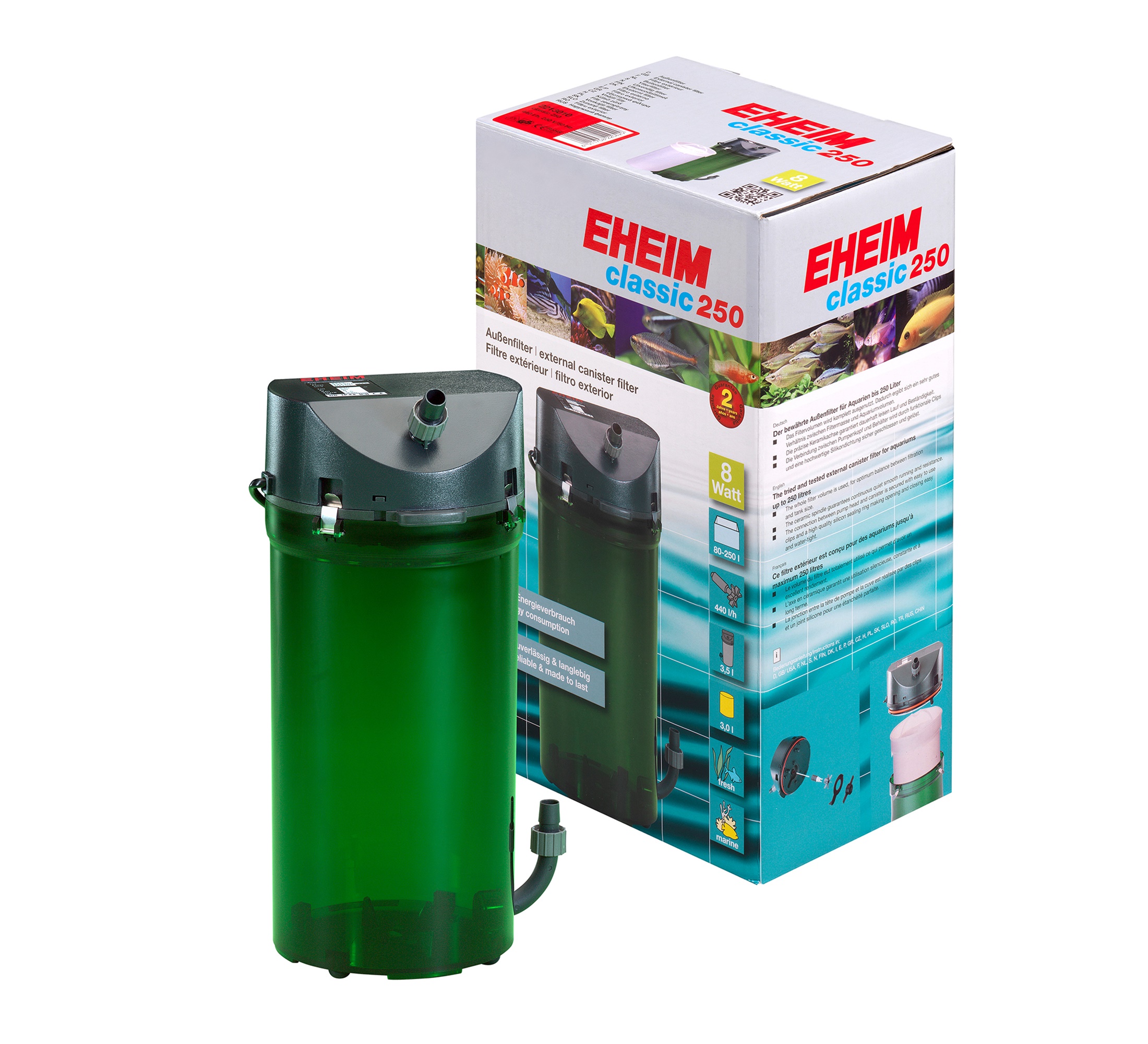 Levně Eheim vnější filtr classic 250 2213 plus media (2213050)