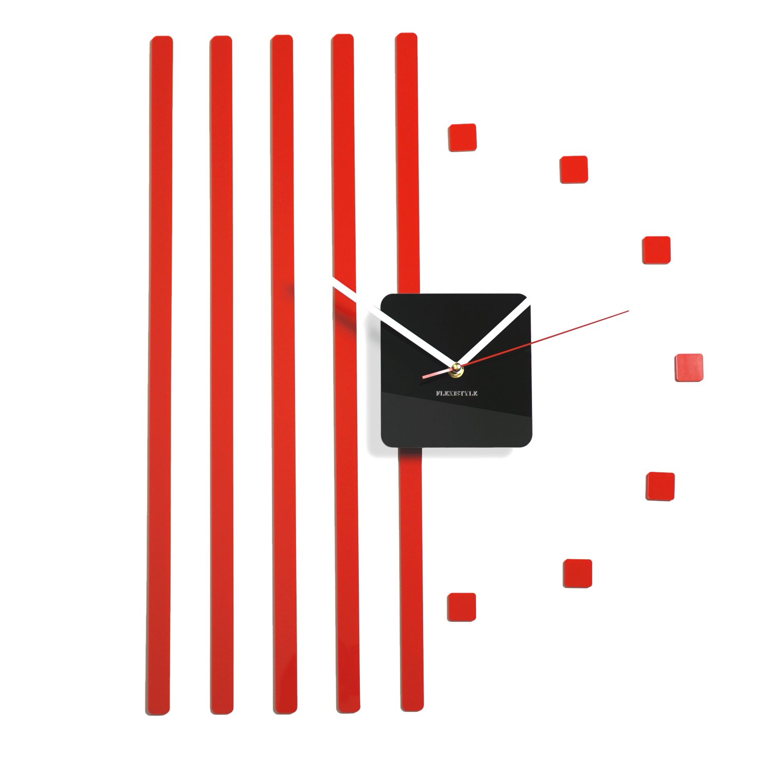 Moderní nástěnné hodiny Points 60 cm tiché Diy Pl