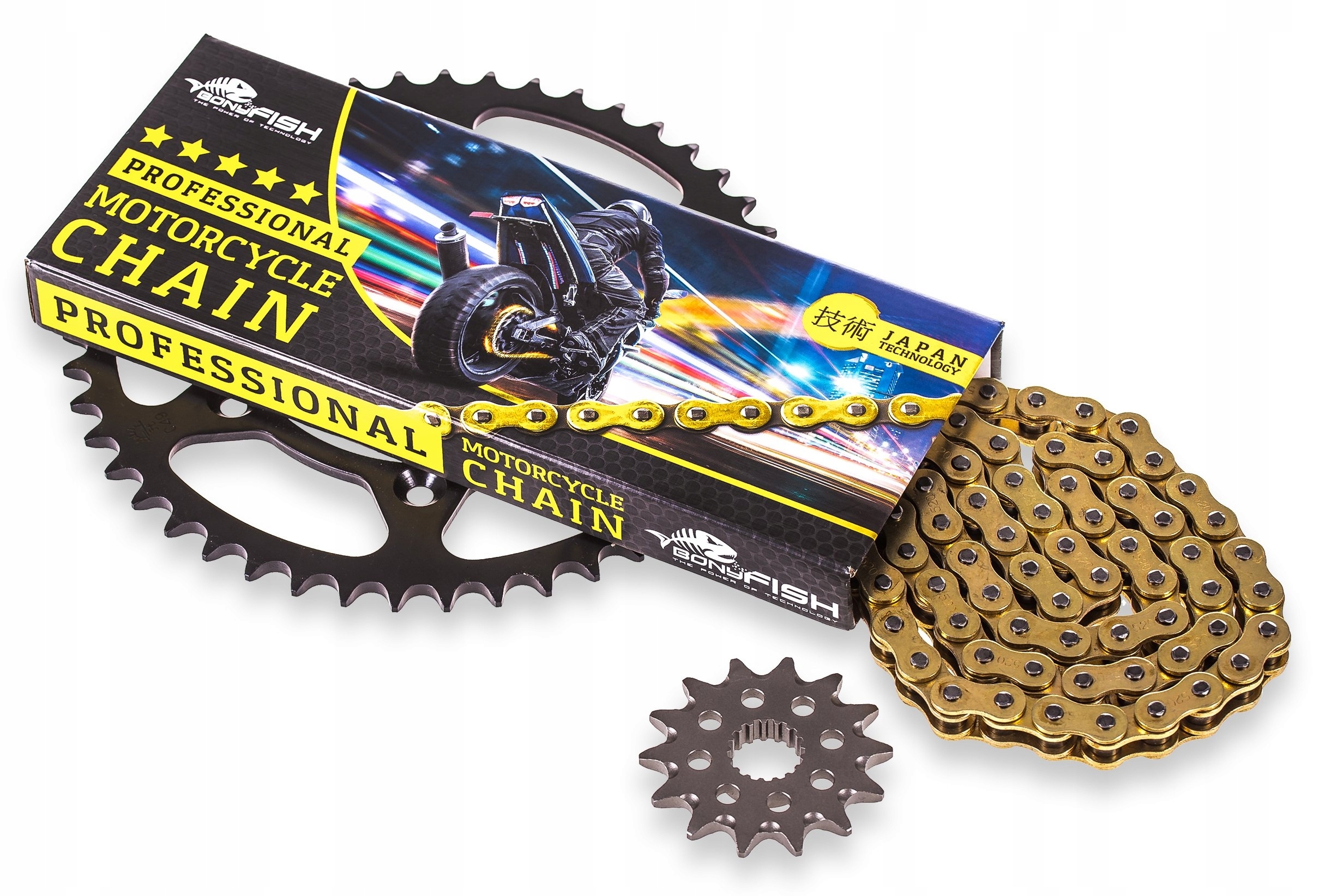 Reťaz + ozubené kolesá Suzuki GSX750 RETRO INAZUMA X-Ring
