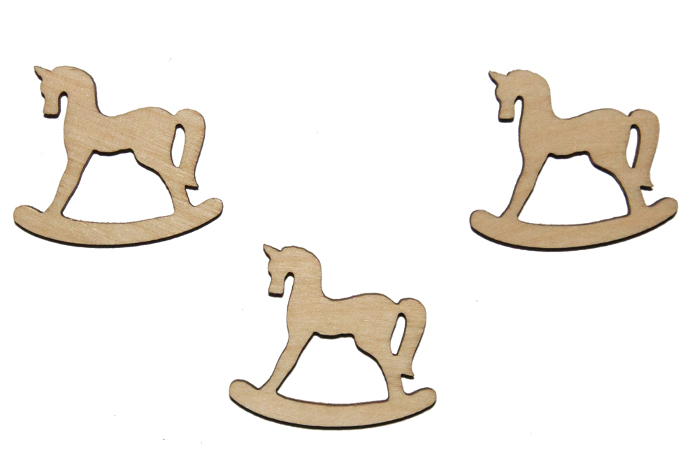 Лошадка - качалка украшение для декора из фанеры () - купить по оптовым ценам
