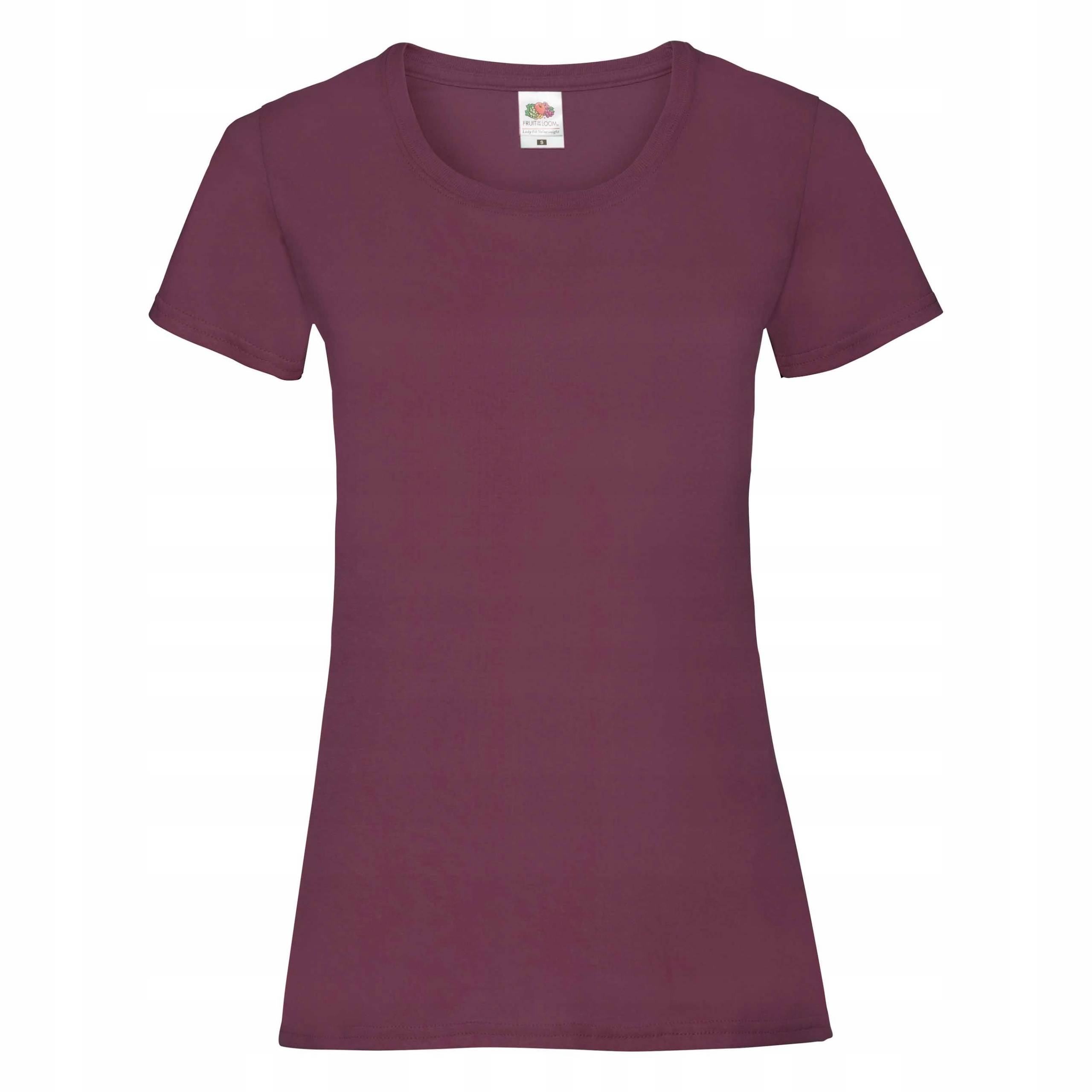 

Koszulka Damska Fruit Of The Loom T-shirt Burg Xs