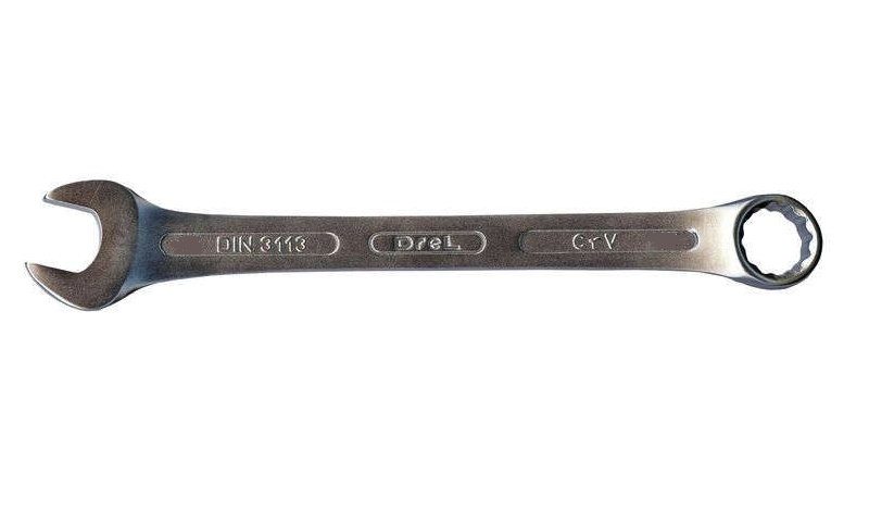 

Klucz płasko oczkowy 22 mm DIN3113A Drel