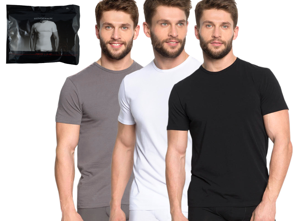 

Koszulka męska Henderson Red Line - 3 szt. - r XXL