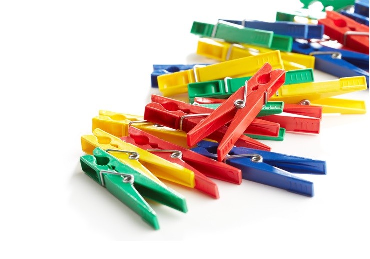 

Klamerki plastikowe mix kolorów (20szt)