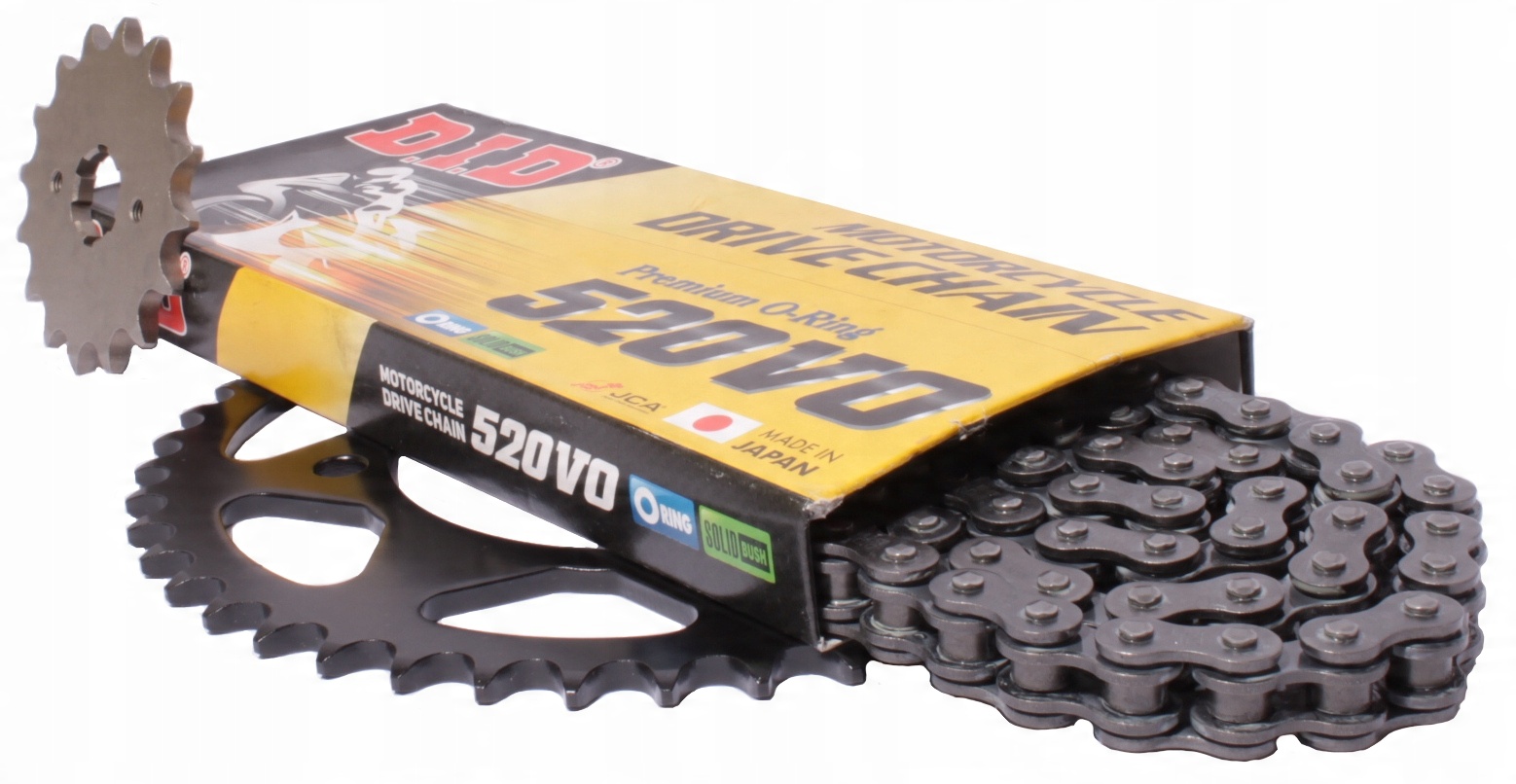 

Zestaw napęd-owy Kawasaki KLE500 06-07r DiD O-Ring