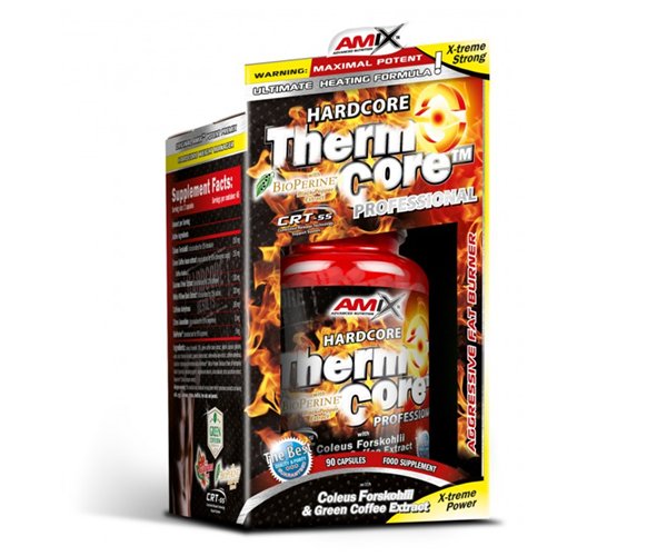 Amix Thermo Core Pro 90 Kapslí, Extrémní Spalovač, Silný Thermogenik