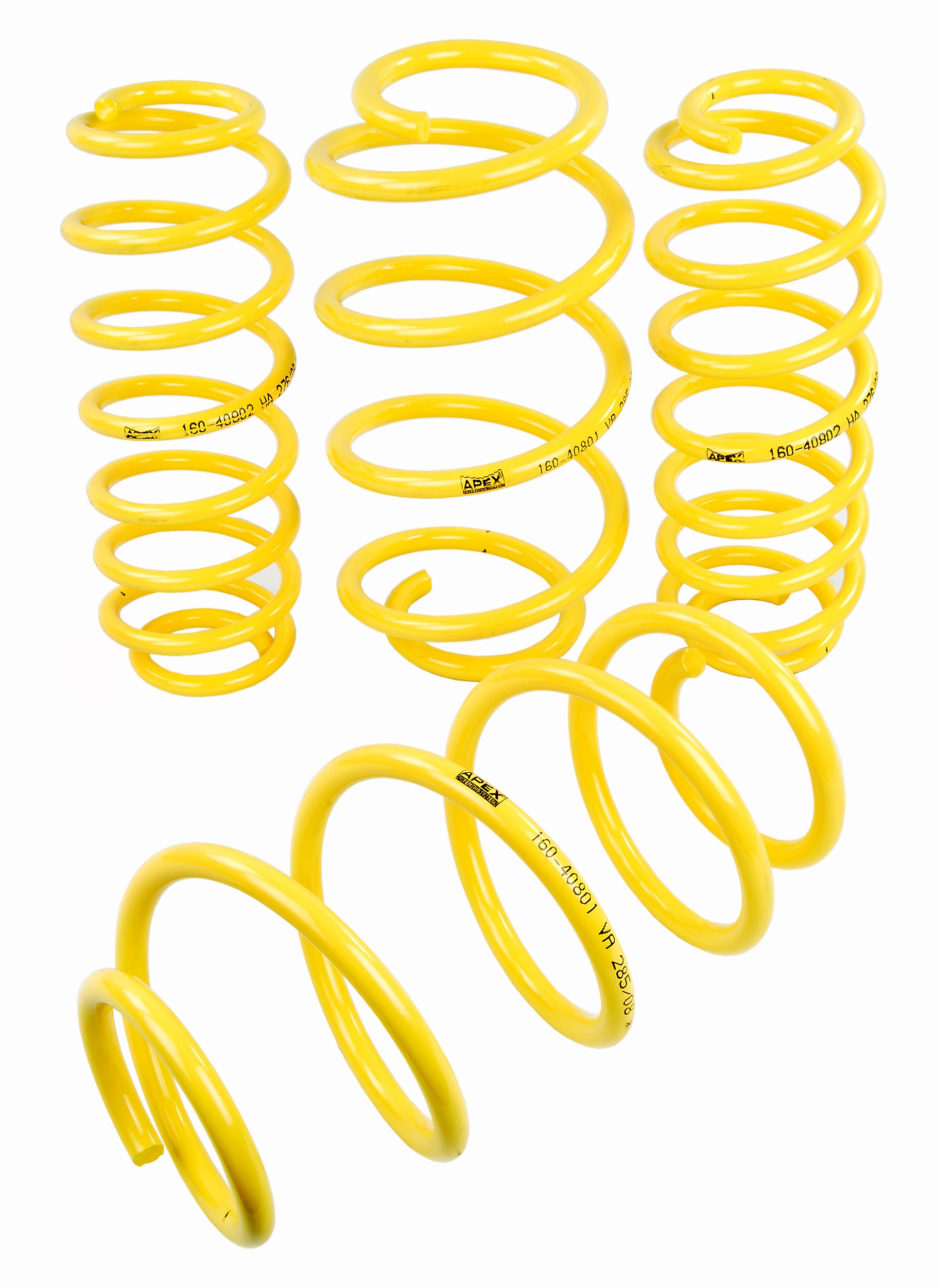 250-4210 - * APEX * LOWERING SPRINGS-35mm VOLVO S40 04-12R