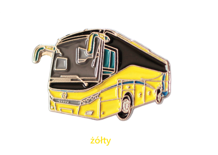 Żółty AUTOBUS dla KIEROWCY Pin Przypinka Pins Liczba sztuk w ofercie 1 szt.