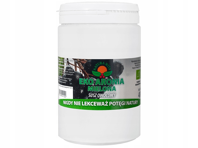 

Aronia mielona Eko 400g Natura Wita
