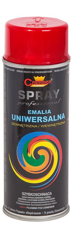 Emalia Farba Spray Lakier Ral 3002 Czerwony Ciemny Champion