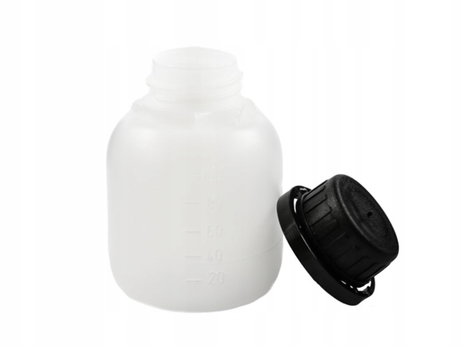 

Butelka Hdpe 100 ml nakrętka z plombą czarna