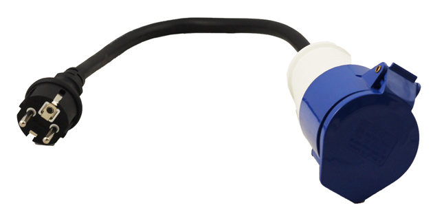 

Wtyczka Redukcyjna 230V 16A-32A Adapter Redukcja