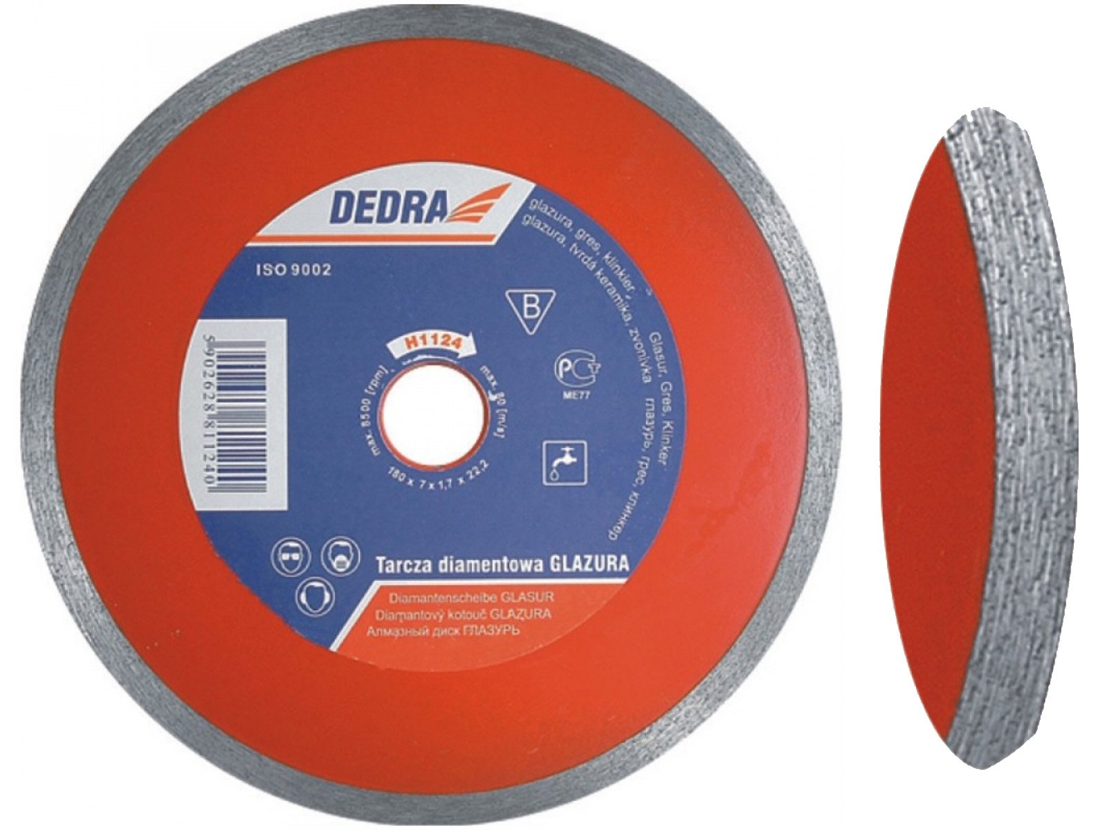 

Dedra Tarcza diamentowa do gresu glazury 200 x25,4