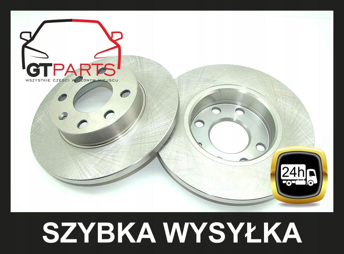 Tarcze x2 + klocki PRZÓD OPEL ASTRA F I CORSA B Producent części GT-Parts