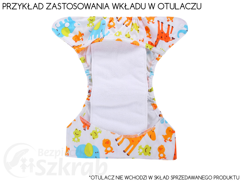 WKŁAD WIELORAZOWY DO PIELUCHY OTULACZA CHŁONNY C19 EAN (GTIN) 7365439018938