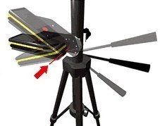 Uchwyt FORGEO do dalmierzy laserowych na tyczkę Kod producenta 9203-00