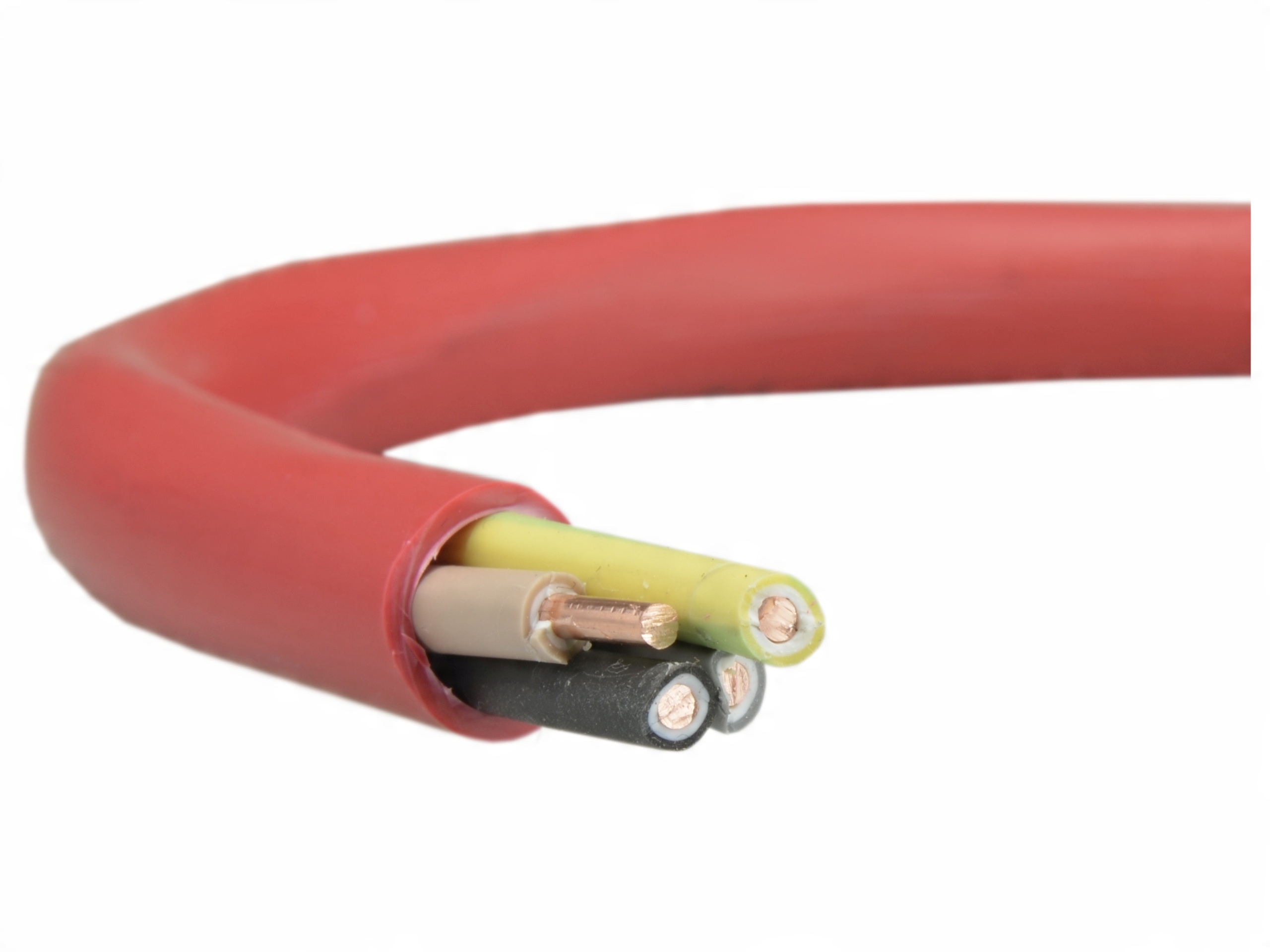 

Kabel przewód ppoż silikonowy HDGs drut PH90 4x1,5