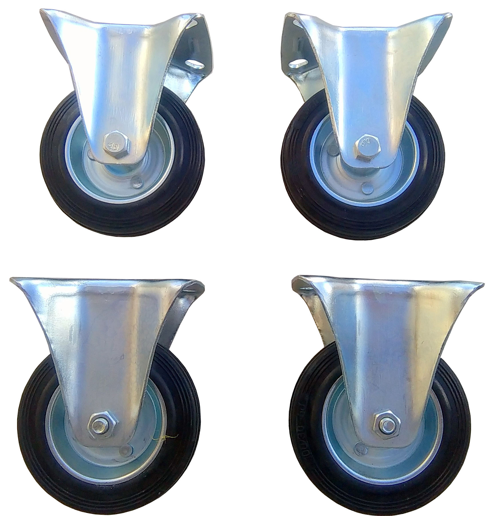 sada kol 4 ks kolečko kolečka 125 pevná