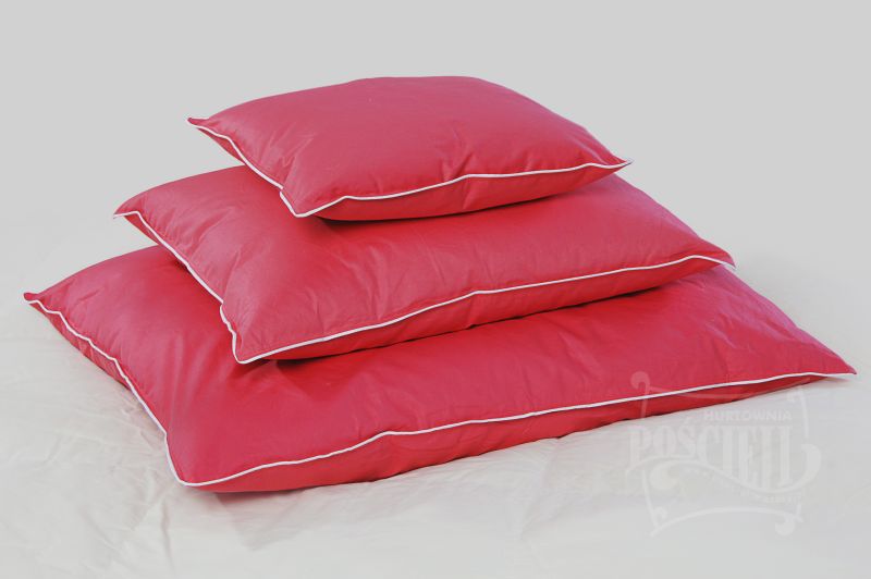 Poduszka półpuchowa 40x40 wz. różowy Marka inna