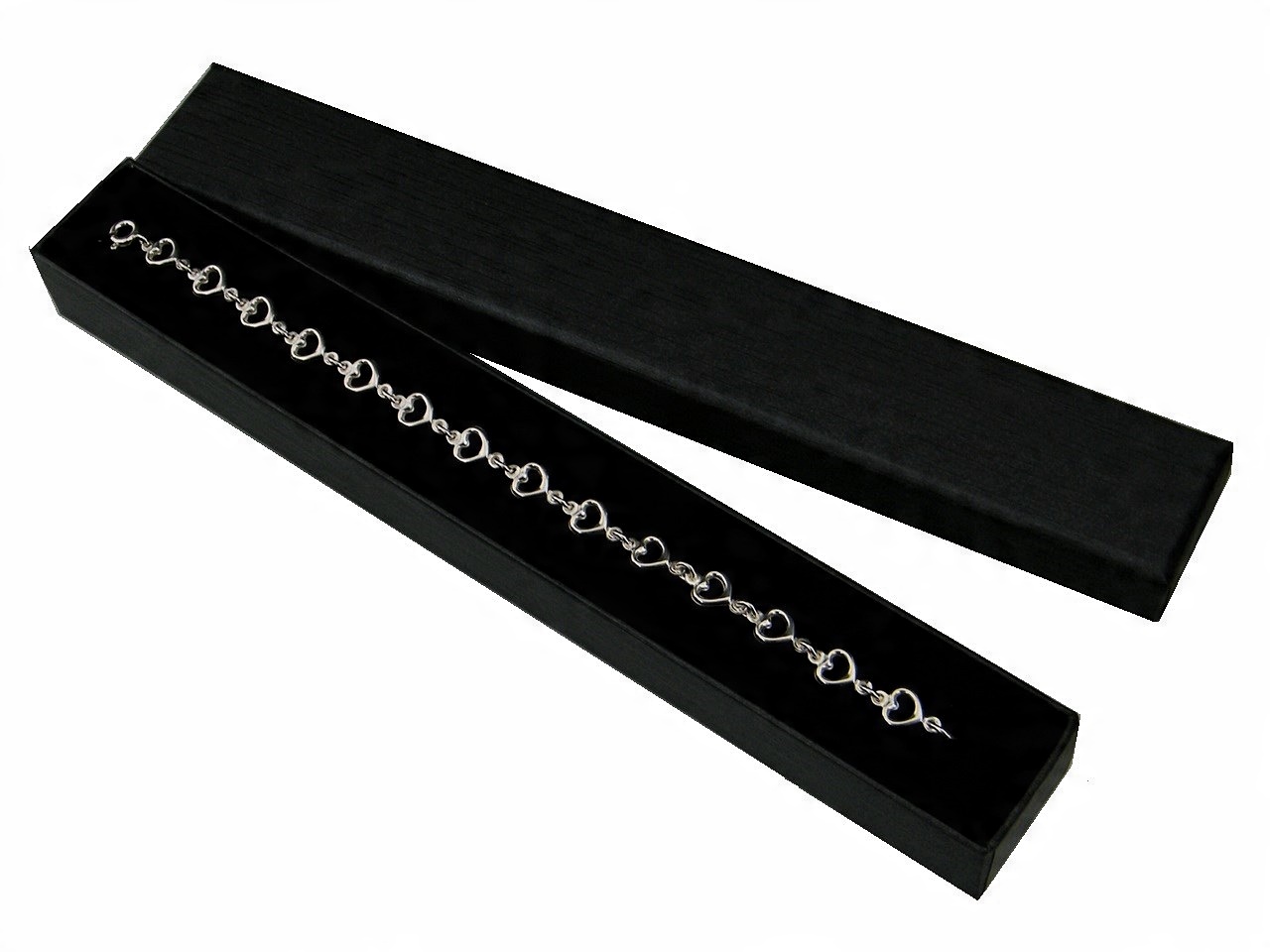 

Elegancka bransoletka srebrna próby 925 Hurt-detal