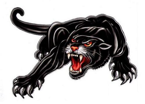 

Naklejka Tattoo Na Auto Motocykl Czarna Pantera