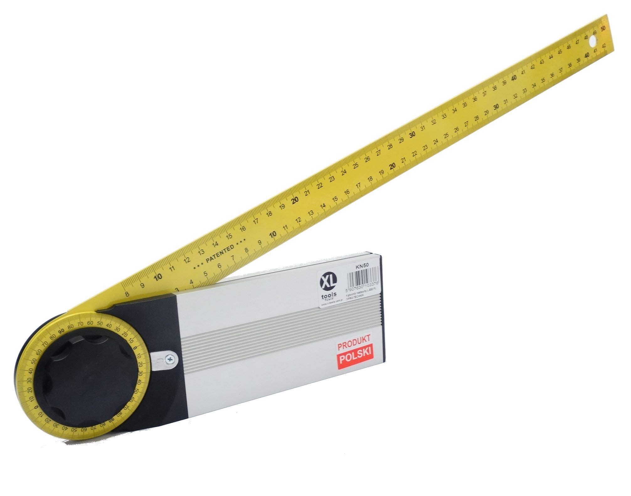 

Kątomierz nastawny kątownik 750mm aluminiowo-stal
