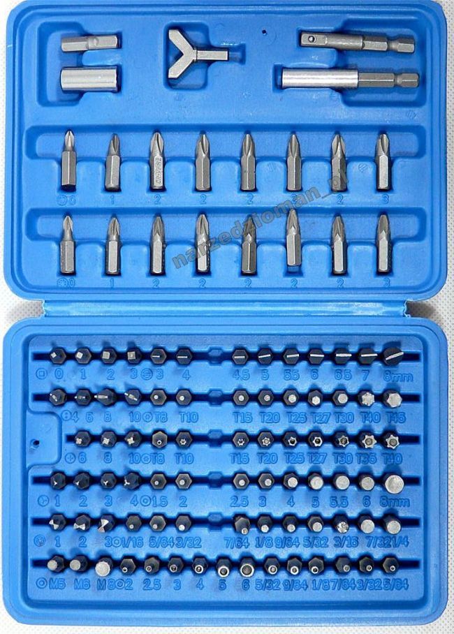 ZESTAW KOŃCÓWEK DO WKRĘTARKI WIERTARKI BITY 100 Marka Condor