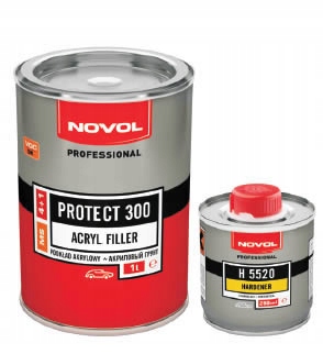 Novol Protect 300 Podkład Akrylowy Biały 1L+250ML Rodzaj akrylowe