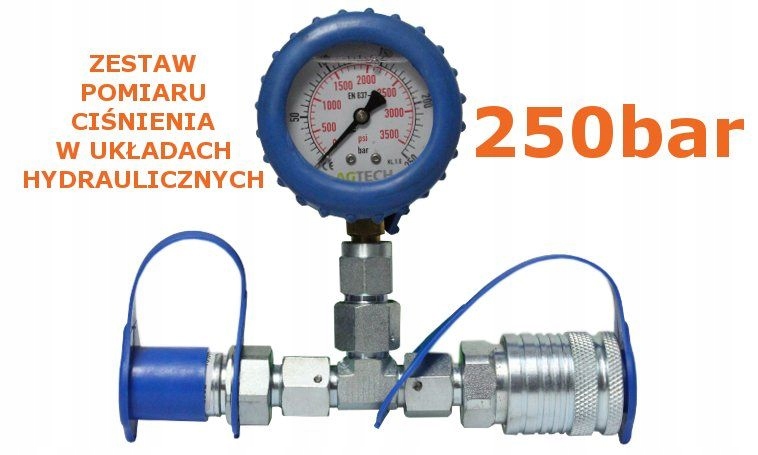 

Zestaw pomiarowy ciśnienia hydrauliki manometr kpl