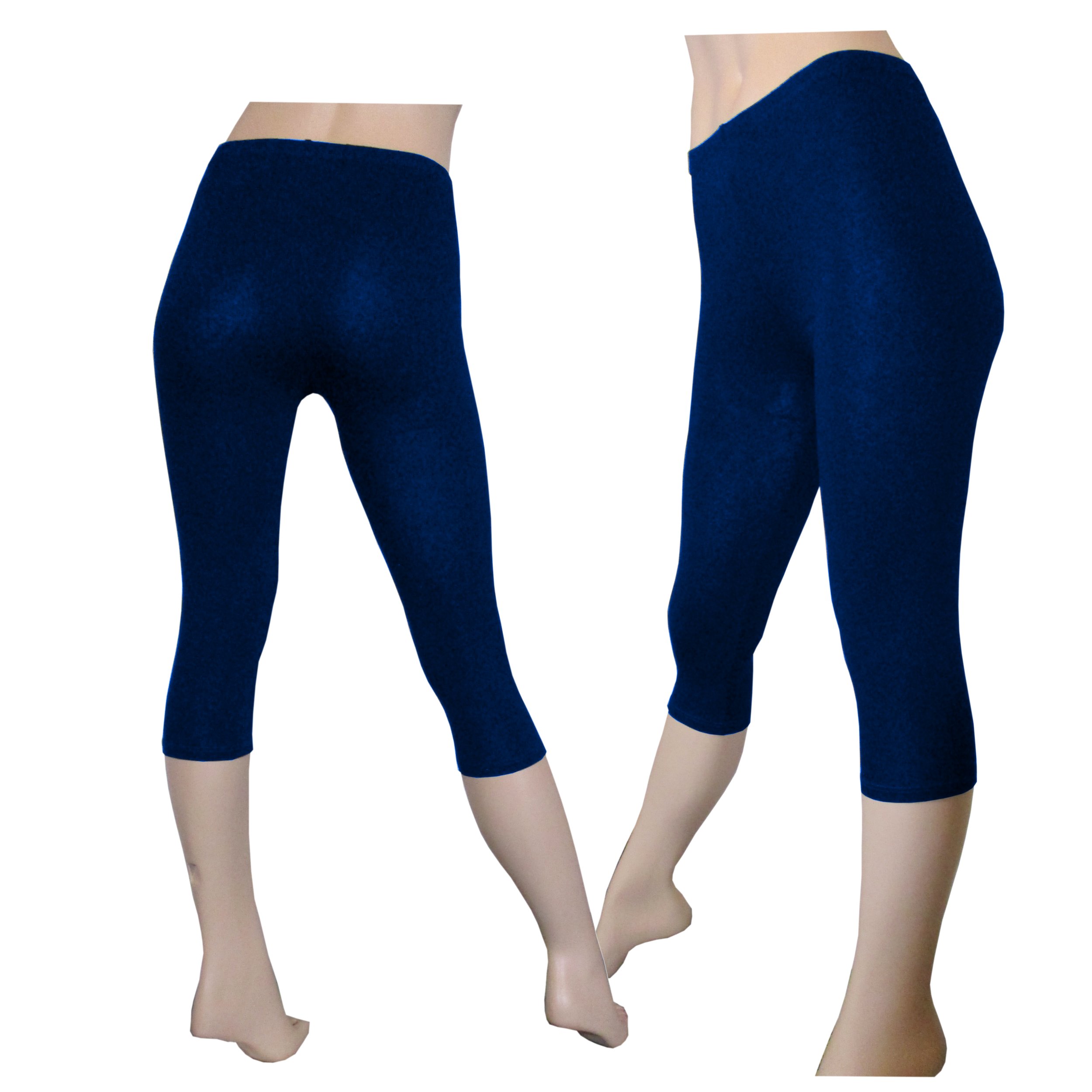 

Legginsy getry bawełniane 3/4 rybaczki XXXL granat