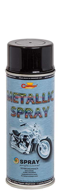 

Farba champion metallic 400ml czarna aerozol