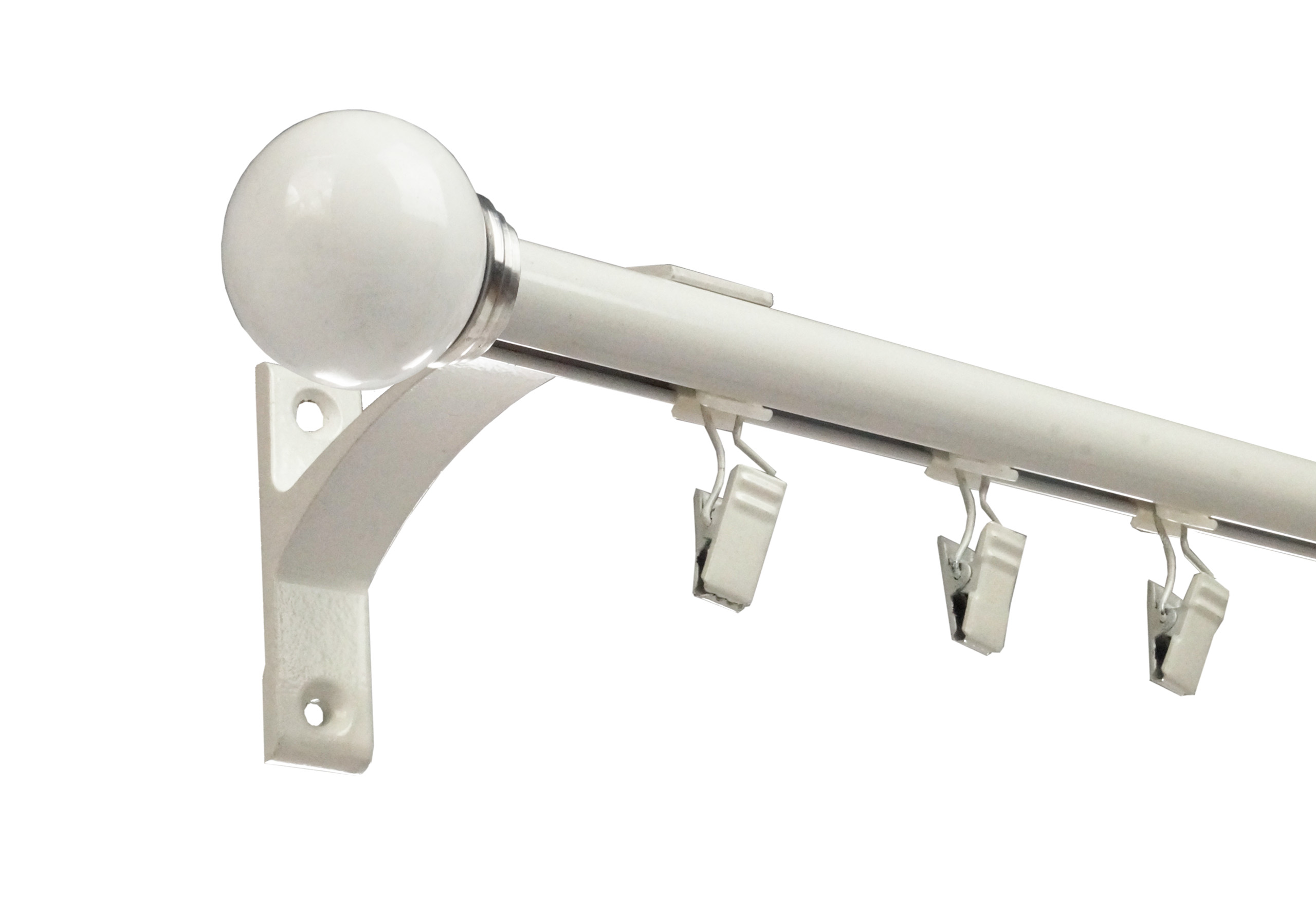 

Karnisz szynowy Aluminium pojedynczy fi 19 160 cm