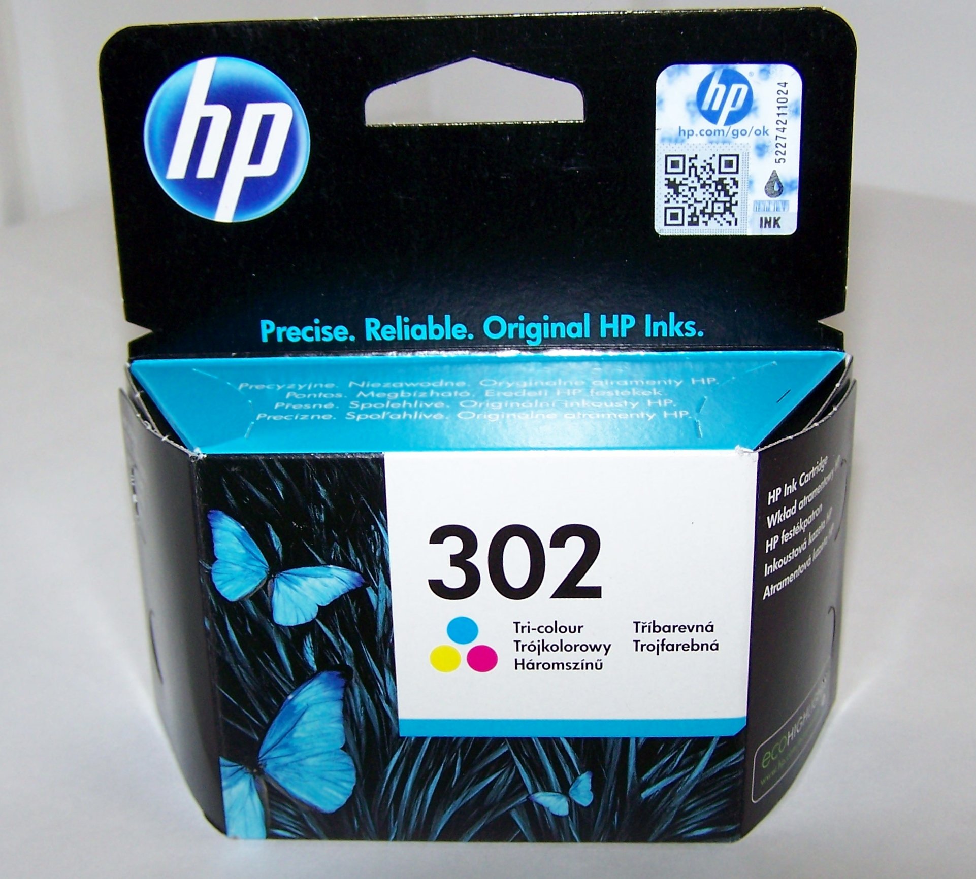 TUSZ DO DRUKARKI HP 302 KOLOR ORGINAŁ Kod producenta 3831