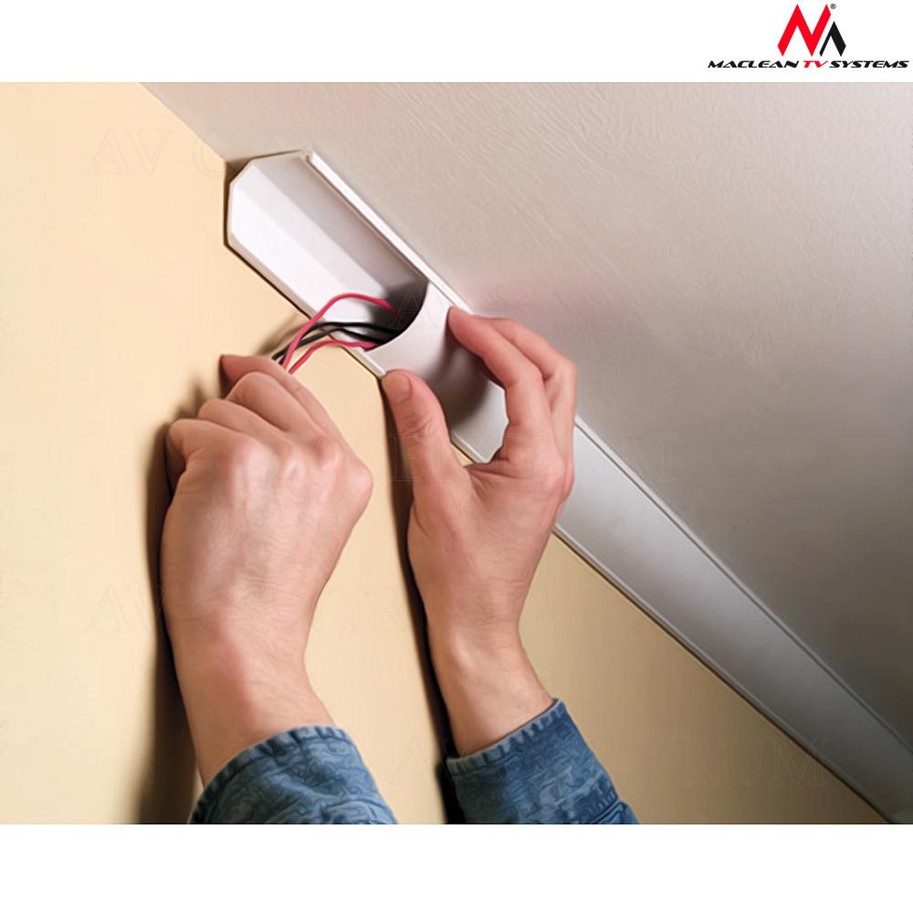 LISTWA MASKUJĄCA DO KABLI AV 43x23x32 150cm BIAŁY EAN (GTIN) 5902211107521