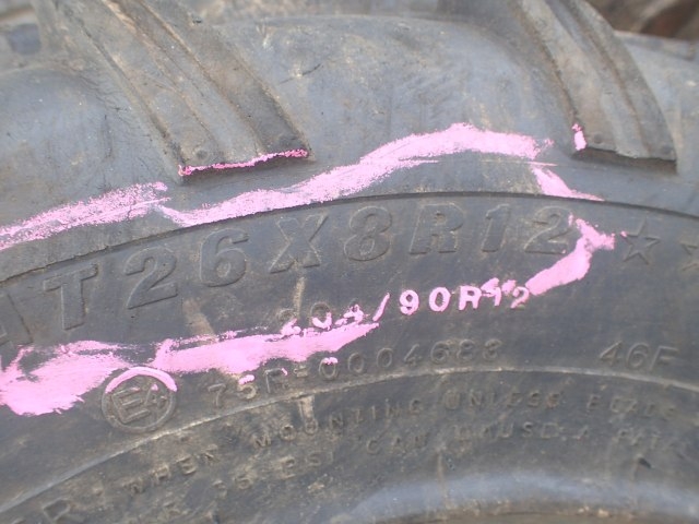 Opony Quad R12 Carlisle 26x8 12 Can Am 26x8R12 Tire aspect ratio other
