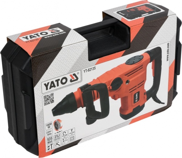 YATO MŁOT UDAROWY OBROTOWY 1600W SDS-MAX MŁOTOWIERTARKA 25J YT-82135 Typ uchwytu SDS Max