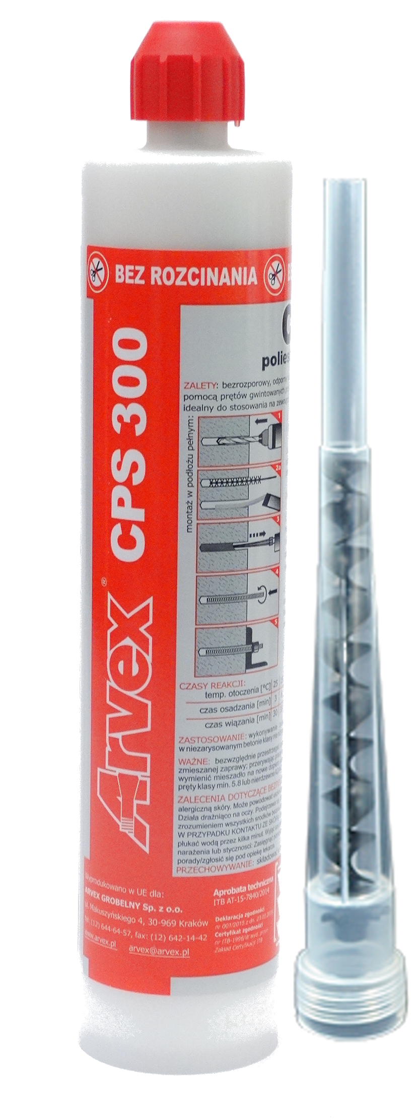 

Kotwa kotwy chemiczna klej żywica wklejana CPS300
