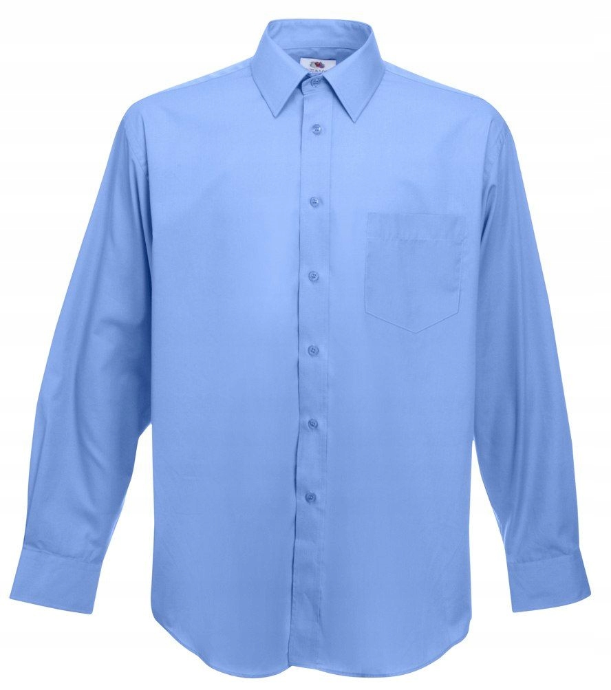 

Men Poplin L/s Shirt Mid Blue S