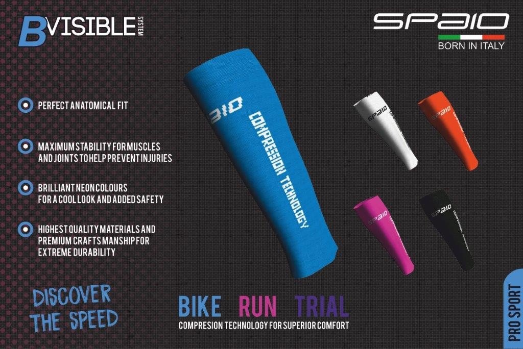 SPAIO Opaski kompresyjne na łydkę BeVisible r. L Marka Spaio