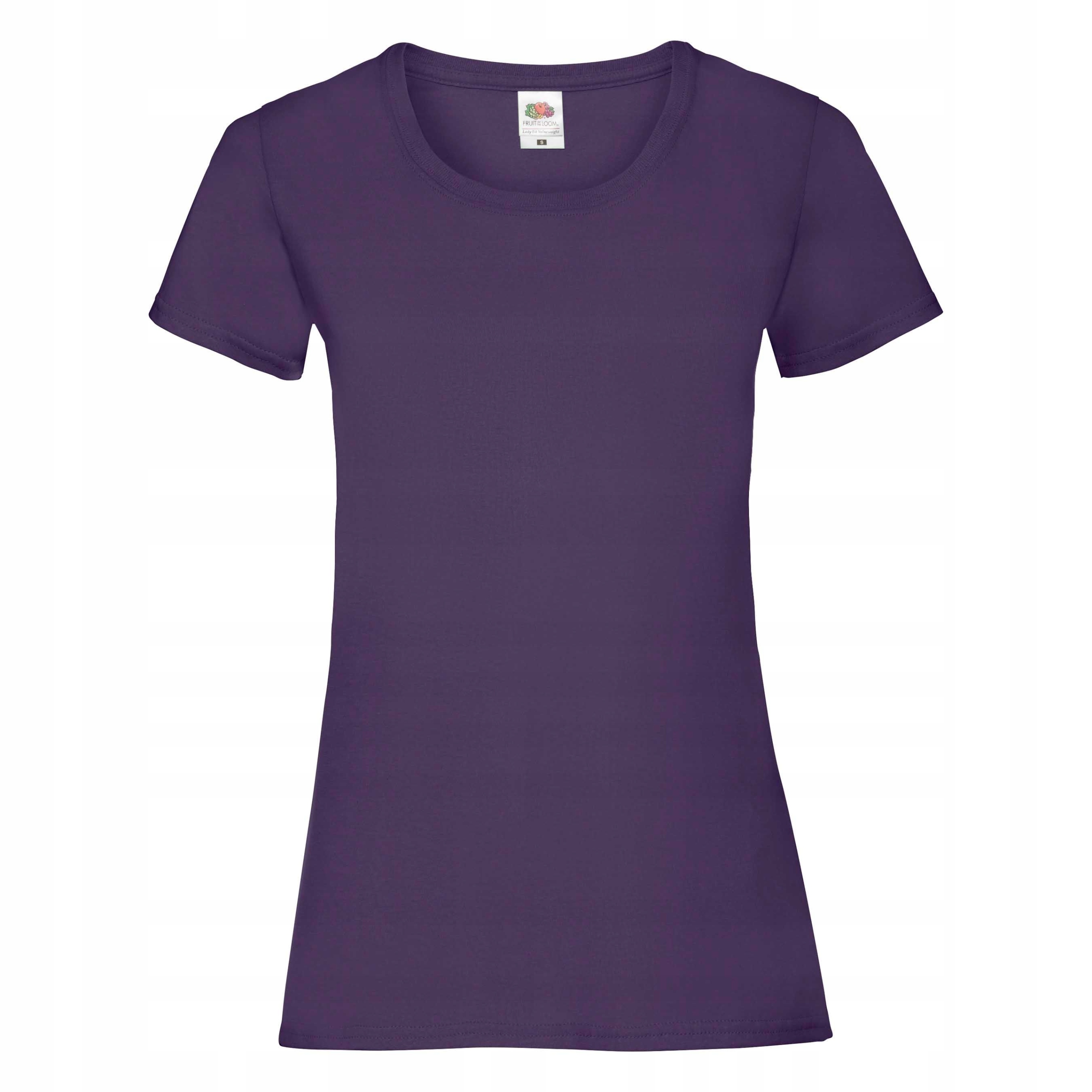 

Koszulka Damska Fruit Of The Loom T-shirt Purpl Xs