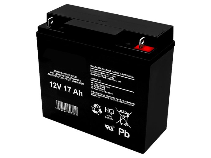 

B12V17 Akumulator Żelowy 12V 17Ah 20HR Agm Świdnik