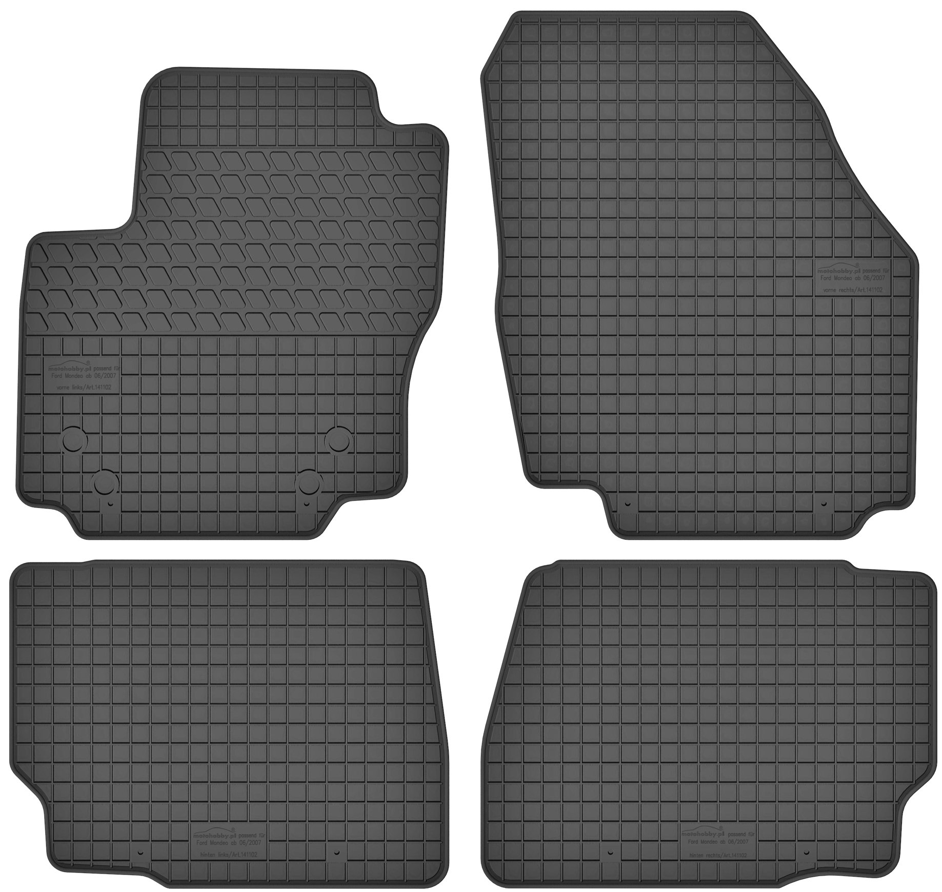 

Ford Mondeo MK4 (07-15) Dywaniki Gumowe Stopery