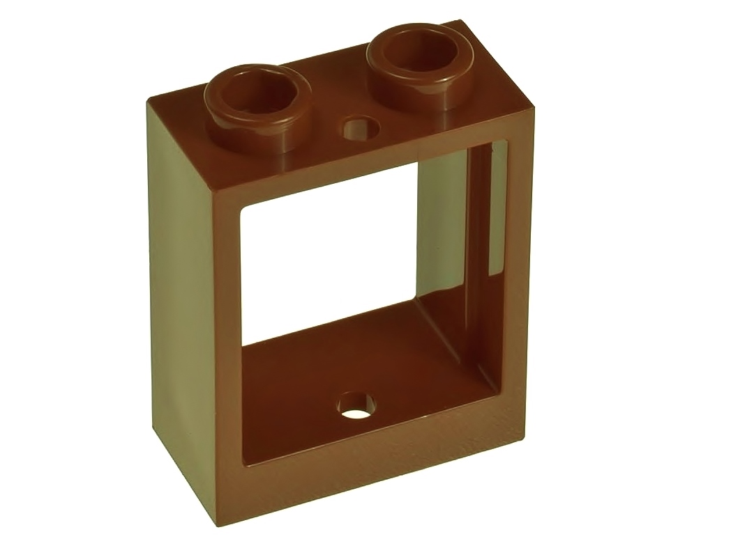 

Lego Okno rama 1x2x2 60592 brązowa 2 szt.