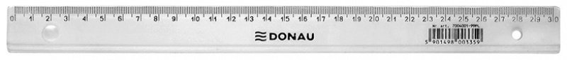 

Linijka Donau 30 cm Transparentna