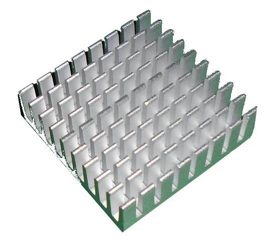 

Radiator 25 x 25 x 5 mm aluminiowy srebrny (3900)