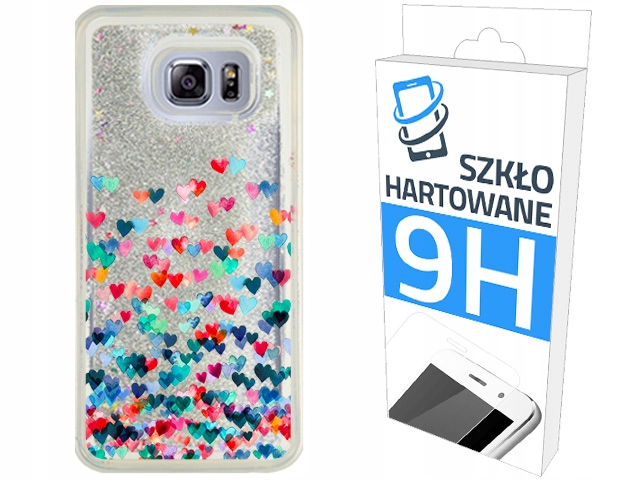 

Etui Brokat + Szkło na Samsung Galaxy S6 Glitter